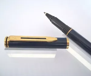 STYLO ROLLER BILLE WATERMAN MODELE EXECUTIVE EN LAQUE BLEU J369 - Imagen 1 de 9