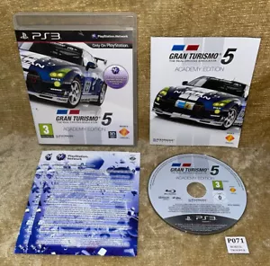 SONY PLAYSTATION 3 PS3 - GRAN TURISMO 5 ACADEMY EDITION - 2012 - VIDEO GAME - Picture 1 of 4