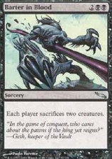 BARTER IN BLOOD Mirrodin MTG Magic the Gathering Cards DJMagic