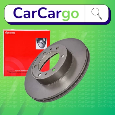 Discos de freio dianteiro ventilados Brembo Toyota Hilux Vigo 3.0 D-4D 4WD 2005-2015 319 mm - Imagem 1 de 4