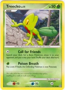 2x (pok-SF-079) Treecko (C) Pokemon D&P Stormfront Card # 79 - Picture 1 of 1