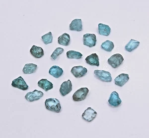 100 Carat Natural Brazilian Green Apatite Rough Mineral Gem- 4-10mm Size Approx - Picture 1 of 7