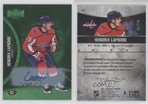 2021-22 Skybox Metal Universe Rookies Green /10 Hendrix Lapierre Rookie Auto RC