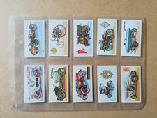 Brooke Bond-History Of The Motor Car(1968)-Full set of 50 in sleeves