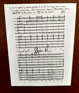 GRAVITY Sheet Music 3M3 Say It Signed Steven Price Oscar Winner RARE - Picture 1 of 4