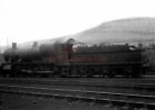 PHOTO  GWR 6371 STANDING IN THE SHED YARD AT ABERYSTWYTH IN 1958 NEARLY