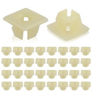 50 Pcs License Plate Nylon Screws Inserts Front Back License Plate Nut Bracket - Picture 1 of 6