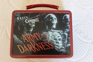 NECA 1993 Ltd. Edition Bruce Campbell Army Of Darkness Metal Lunchbox W/ Thermos - Picture 1 of 5