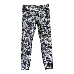 Fabletics Women’s Small (S) Tight Legging Powerhold Mid Rise Flower Printed Pant