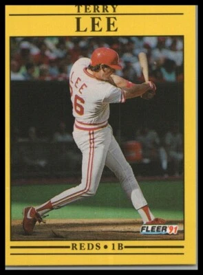 1991 Fleer #70b Terry Lee Base - Image 1 of 2