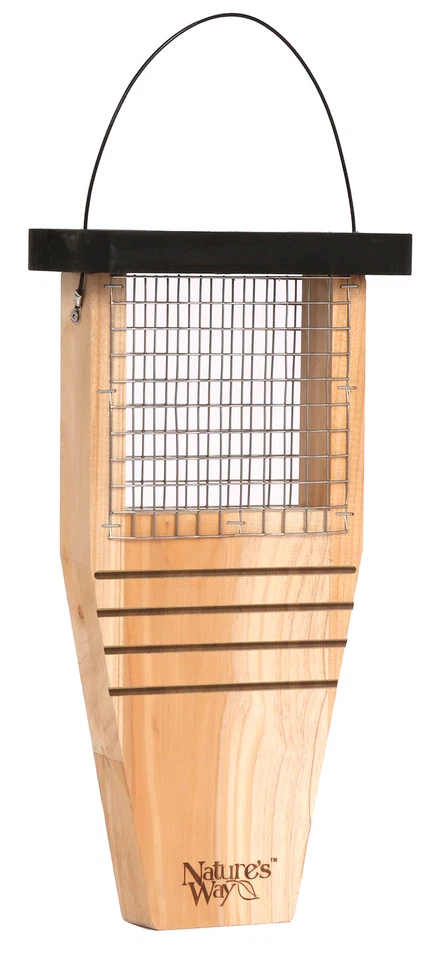 Natures Way Bird Prdts Cedar Tail-prop Suet Feeder 14x7.875x3 in 857907005467