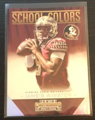 2015 Panini Contenders Draft Picks JAMEIS WINSTON School Colors #2 - Image 1 of 2