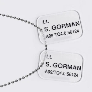 HCG Aliens Gorman Colonial Marines Dog Tags Prop Replica NEW SEALED - Picture 1 of 1