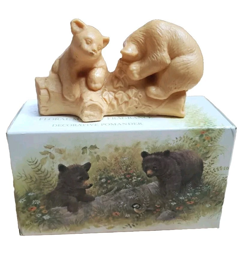 Vintage Avon Honey Bears Fragrance Decorative Pomander Floral Medley In Box - Image 1 of 4