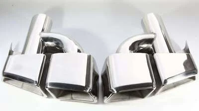 EDELSTAHL Auspuffblenden für W164 W166 W204 A209 C209 W211 W212 W221 C216 R231 - Bild 1 von 4