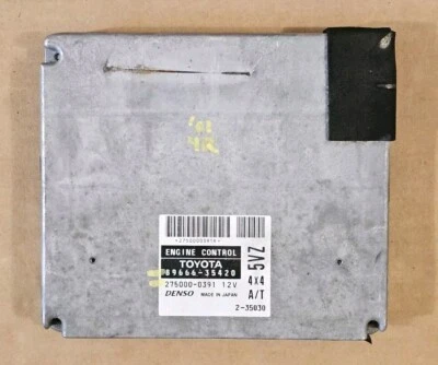 2001-2002 Toyota 4Runner Engine Control Module Unit ECU ECM OEM 89666-35420 - Image 1 of 4