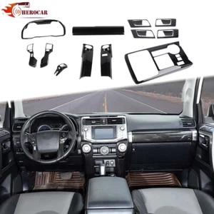 16PCS Front Center Console Covers Carbon Fiber Interior Trim Set For 4runner 10+ - Picture 1 of 20