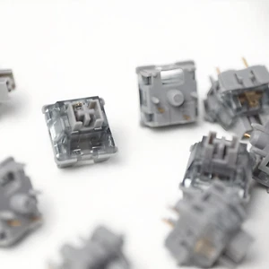 Hand Lubed & Filmed Akko V3 Silver Pro Linear Mechanical Keyboard Switches - Picture 1 of 4
