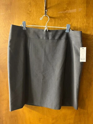 Falda lápiz George gris talla 18 nueva con etiquetas para mujer Foto 1 de 4