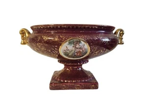 Empire Obst englische Schale Porzellan 24 Karat vergoldet um 1930 - Bild 1 von 11