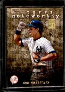 2001 Topps - Noteworthy Don Mattingly #TN42 - Picture 1 of 1