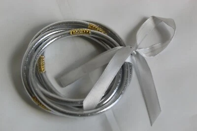 Soporte de 5 servilleteros redondos de goma para mesa de comedor fiesta 3 pulgadas plateado y dorado Foto 1 de 4