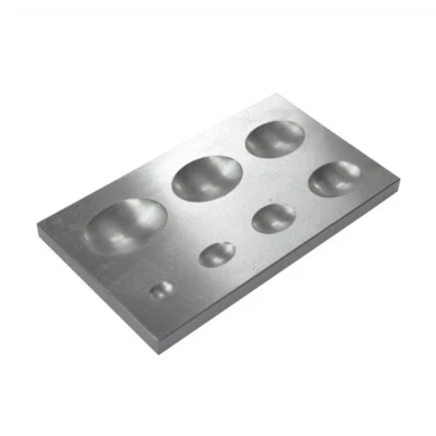 7-Depressions Oval Shaped Dapping Block - Jewelry Making Tool - Image 1 of 3