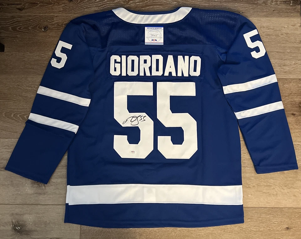 Mark Giordano Signed Toronto Maple Leafs Jersey PSA/DNA Size 52 - Image 1 of 3