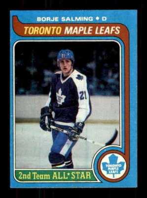 1979-80 Topps #40 Borje Salming EX+ Maple Leafs AS 546815 - Image 1 of 2