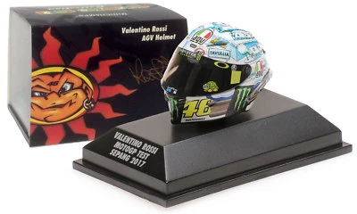 Minichamps Valentino Rossi Helmet - MotoGP Test Sepang 2017 1/8 Scale - Image 1 of 2