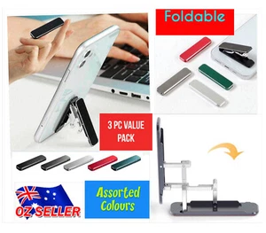 Ultra Thin Stick-On Adjustable Mobile Phone Stand Foldable Holder Mount Tools - Picture 1 of 16