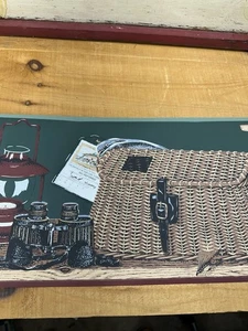 3x 5yd Rolls Vintage FISHING Wallpaper Border Lake River Cabin Woods Decor - Picture 1 of 12