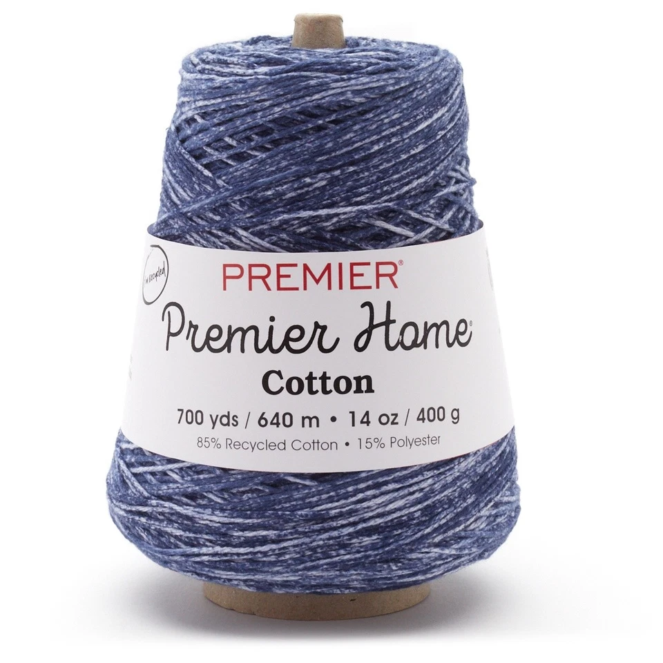 Premier Yarns 1032-02 Home Cotton Yarn - Multi Cone-Denim Splash - Image 1 of 1