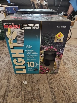 Malibu 10 Tier Low Voltage Lighting Kit  LX50610PD with Auto Sensor On/Off Power - Image 1 of 4