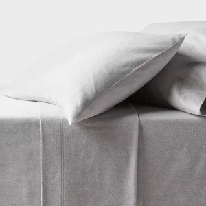 Threshold Ultra Soft Flannel Sheet Set Made in by OEKO-TEX - Picture 1 of 12