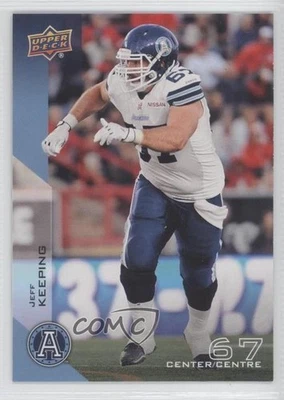 2014 Upper Deck CFL Jeff Keeping #84 - Image 1 of 2
