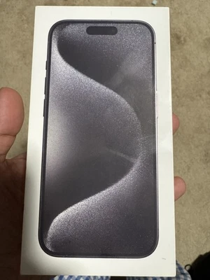 Sealed New Apple iPhone 15 Pro - 256 GB - Verizon Black Titanium - Image 1 of 2