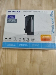 NETGEAR N300 Wireless Gigabit ADSL2+ Modem Router DNG2200 - Picture 1 of 2