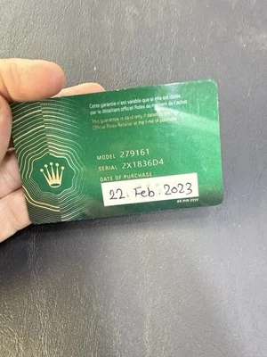 Auténticos Nuevos Modelos Rolex - 279161 - 2X1836D4 Relojes Tarjeta R1 Foto 1 de 4