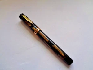 14ct gold nib Fountain Pen c1930s Brand SOVERIGN SELF FILLER Used - Picture 1 of 16