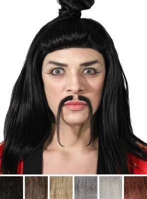 Schnurrbart Fu Manchu - 6 Farben - Professioneller Oberlippenbart in - Bild 1 von 4