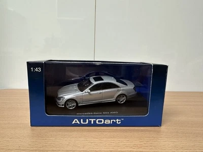 Mercedes Benz S63 AMG (W221) Silver  1/43 AUTOart - Image 1 of 4