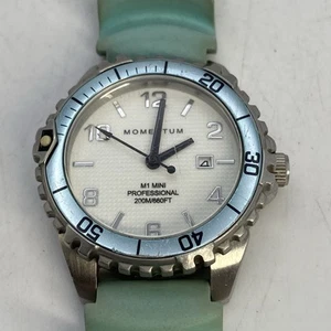 Reloj Momentum Diver Cuarzo Serie CN 00004 Dama 200m Bisel Giratorio Batería Nueva - Imagen 1 de 9
