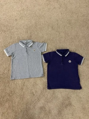 Moncler Auténtico Niños Azul Marino Piqué Polo Maglia Polo Manga Corta Talla 8 Foto 1 de 4