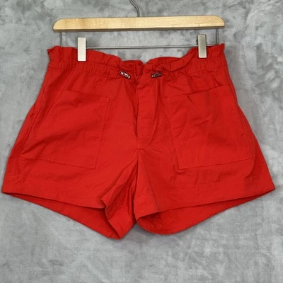 Шорты женские Athleta 6 красные треки эластичные на талии универсальные карманы для походов на открытом воздухе - Изображение 1 из 4