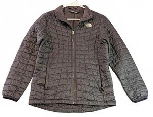 The North Face Girl's (18)XL Black Quilted Thermo Ball Insulated Jacket - Picture 1 of 9