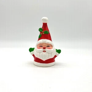 Josef Jolly Ceramic Santa Bell Christmas Decoration Holiday Santa Claus Decor - Picture 1 of 6