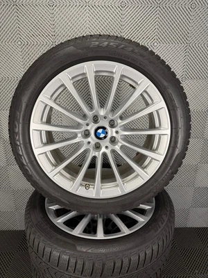 Original BMW 5er G30 G31 Styling 619 Winterräder 245/45 R18 Winterreifen❄️7mm 22 - Bild 1 von 4