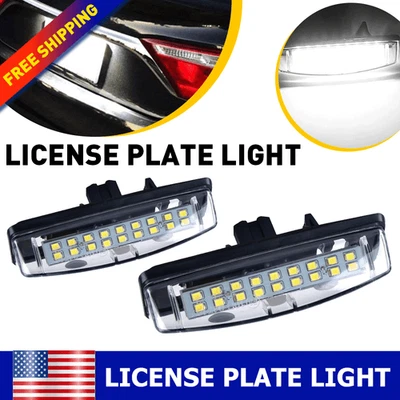 Luz de matrícula LED 6000 K para Lexus GS300 GS400 GS430 1998-2005 2x 18 Foto 1 de 4