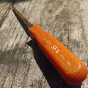 Mac Tools File SCF4 Comfort Grip Bastard Cut Red Mechanic Tool - Picture 1 of 6